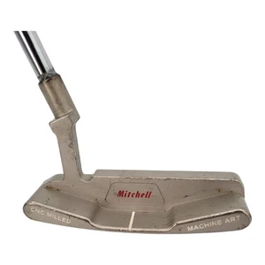 Mitchell OS350 CNC Milled Studio Fit Putter RH Mens Steel Shaft 35" with Cover - Picture 1 of 8