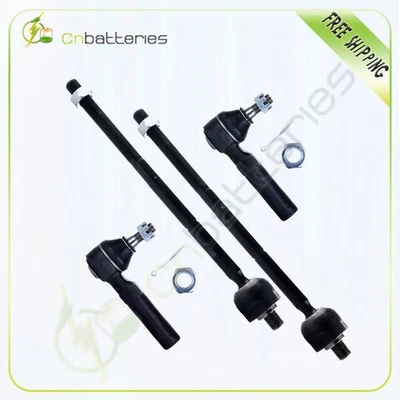 4pc Brand  Front Complete Inner & Outer Tie Rod for 2000-2010 PLYMOUTH  NEON - Изображение 1 из 4