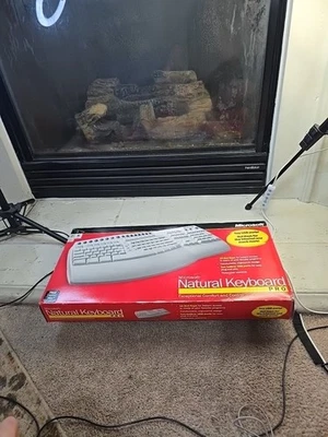 Microsoft Natural Ergonomic Keyboard Pro RT9431 USB Wired Keyboard Hot Key Game - Image 1 of 4