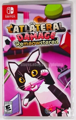 CATLATERAL DAMAGE: REMEOWSTERED Brand New NINTENDO SWITCH Game ESRB Limited Run - Image 1 of 3