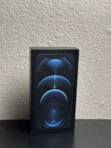 Genuine Apple iPhone 12 Pro Max Original Box Only - Pacific Blue 128gb - Picture 1 of 4