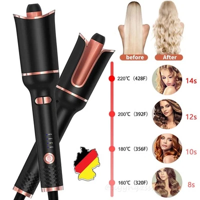 Curling Iron Automatic, Large Curling Iron Curling with 4 Adjustable Temperature DE - Image 1 of 4