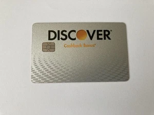 Expired Discover Credit Card Gray - Picture 1 of 1