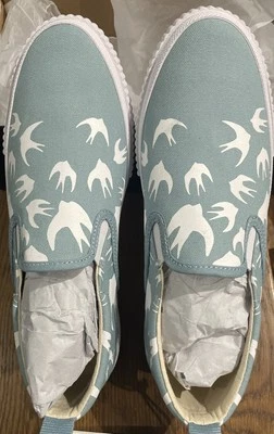Nueva Zapatilla McQ by Alexander McQueen Swallow Azul Claro UE 40/EE. UU. Mujer Talla 10 Foto 1 de 4