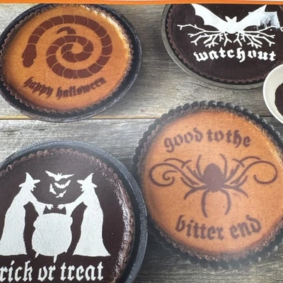 Martha Stewart Artesanía Halloween Pastel Plantillas Fiesta Decoración Murciélago Bruja Serpiente Foto 1 de 4