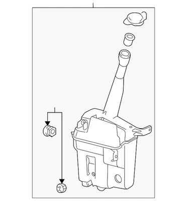 Genuine GM Washer Reservoir 19184593 - Image 1 of 4