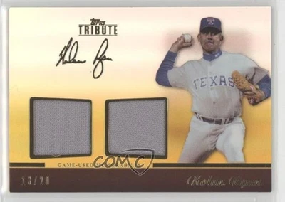 2011 Topps Tribute Dual Relic Gold /20 Nolan Ryan #TDR-NR HOF - Image 1 of 2