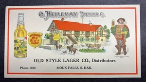 SELTEN Prepro Heileman Brauen alter Stil Bier Tintenlöscher Sioux Falls South Dakota - Bild 1 von 7