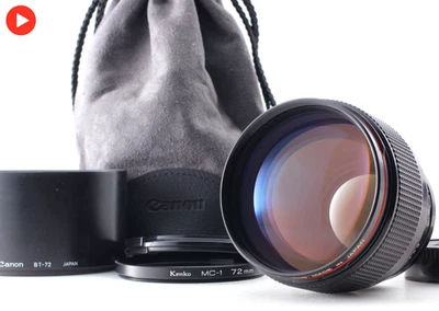 Nuevo objetivo Canon FD NFD 85 mm f1,2 L Portrait Prime MF probado desde JAPÓN [COMO NUEVO] Foto 1 de 4