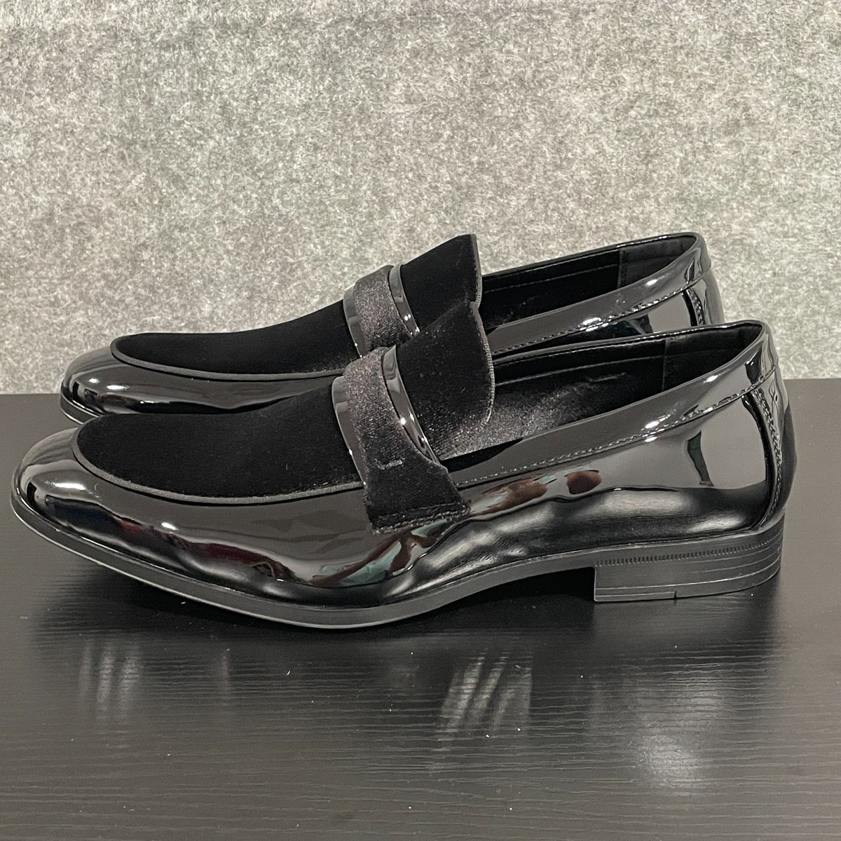 Stacy Adams Spratley Moc Toe Saddle Loafers Black - 10.5 M Stacy Adams Spratley Moc Toe Saddle Loafers, Navy - Blue  main image 2