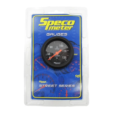 Speco Mechanical Water Temperature Gauge 40-120C 52mm 2" Black 533-23 6' Tube - image 1 of 4