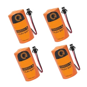 4pcs For Gas Meter ER26500M 6000mAh Battery 3.6V Battery + SM Black Plug Battery - Bild 1 von 4