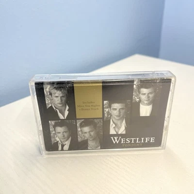 WESTLIFE - TONIGHT / MISS YOU NIGHTS / WHERE WE BELONG 2003 CASSETTE SINGLE - Image 1 of 3