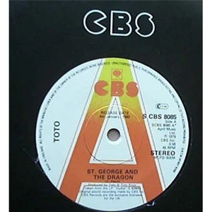 TOTO ST GEORGE AND THE DRAGON 7" PROMO 1980 UK - Picture 1 of 1