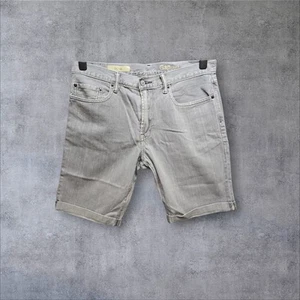 Gap Grey Shorts slim Fit Men Denim 1969 5 pocket W34 Casual 100% Cotton 385 - Picture 1 of 12