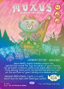 [MTG] Muxus, Goblin Grandee (lámina) (escaparate) (1314) (SLD) casi nuevo - Imagen 1 de 1