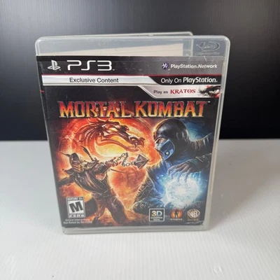 Mortal Kombat PS3 Video Game w/ Bonus Cards (Expired) Multiplayer 3D Complete - Image 1 of 4
