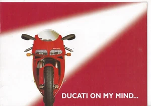 Programa completo Ducati 1995 600 748 750 900 916 folleto depliant - Imagen 1 de 5