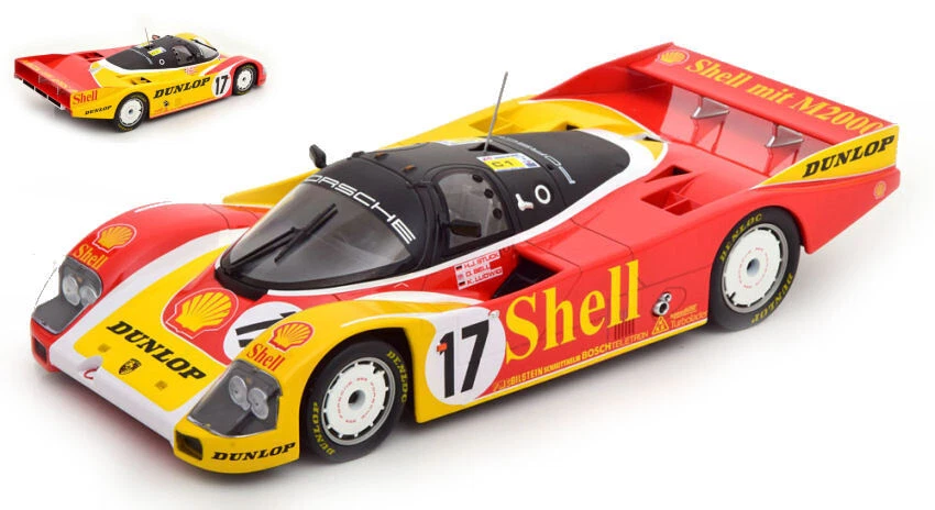 Norev PORSCHE 962 C SHELL N.17 LM 1988 LUDWIG-STUCK-BELL 1 18