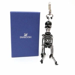 Swarovski Crystal "N The Skull Skeleton Black Bag Charm" 1170930 - Picture 1 of 7