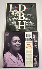 Billie Holiday Lot of 2 Vinyl Jazz Gene Krupa
