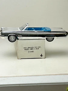 Jo-Han Reissue 1968 Chrysler 300 Convertible with Original Box, Chrome & Blue - Picture 1 of 22