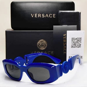 Versace Sonnenbrille blau Biggie Medusa übergroß Unisex MOD VE 4425U 5368/87 - Bild 1 von 12