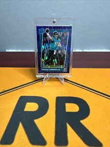 2021 Donruss Optic Trevor Lawrence Puprle Shock Prizm Rated Rookie #201 - Picture 1 of 7