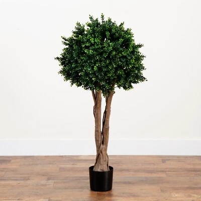 "Árbol topiario de boj artificial 46"" decoración del hogar UV (interior/exterior). Venta al por menor $238 Foto 1 de 4
