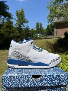 Air Jordan 3 Retro Mid Washington Wizards taglia 13 uomo 14,5 donna nuovo DS - Foto 1 di 8