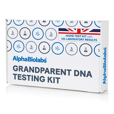 AlphaBiolabs Home Grandparent DNA Testing Kit - Fast Next Day Results