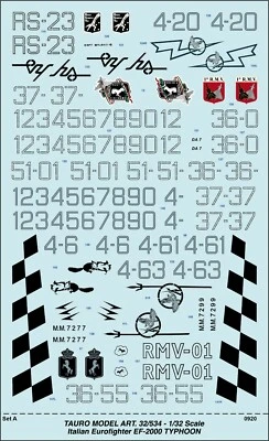 TAURO MODEL TM32/534 EUROFIGHTER EF-2000 TYPHOON - AERONAUTICA MILITARE 1:32 - Immagine 1 di 4