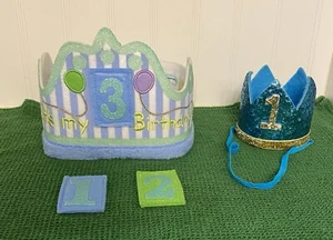 Infant Birthday Crowns Hats Smash Photo Prop By Stephan Baby - Picture 1 of 9