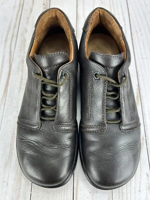 Birkenstock Footprints Oxford Shoes Lace Up Dark Brown Leather Womens Size 8 - Image 1 of 4
