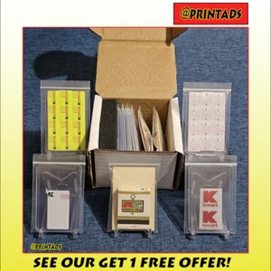 108 Kmart unbenutzte Preisschilder + Aufkleber + Streichholzschachteln für Shop + Markthändler - Bild 1 von 22