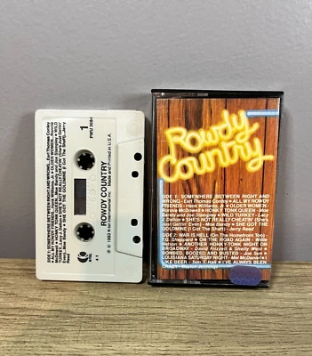 Rowdy Country - Country Cassette Tape - K-Tel - Waylon - Hank Jr - Willie Nelson - Image 1 of 4
