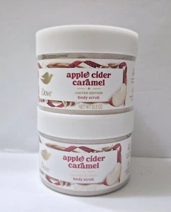 (2)Dove APPLE CIDER CARAMEL Exfoliating Body Polish-10.5oz. Each-LIMITED EDITION - Picture 1 of 2