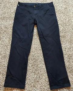 Men's Scotch & Soda Amsterdam Couture Stuart Chino Pants Black W34 x L29 - Picture 1 of 10