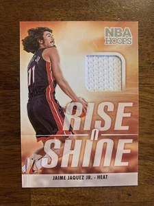 Jaime Jaquez Jr. 2023-24 NBA Hoops Rise N Shine Jersey Relic #RS-JAQ Rookie RC - Picture 1 of 2