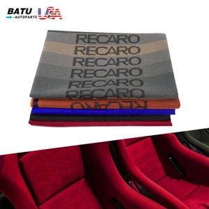 JDM Recaro Fabric Cloth For Car Seat Cover/Door Panel/Armrest Decoration DIY - Picture 1 of 10