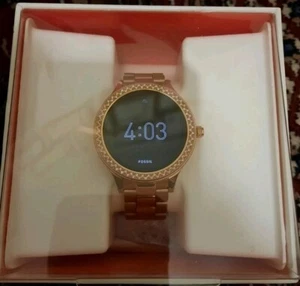 Fossil Q Venture Unisex Smartwatch Gen.3-Gold-Tone St. Steel Case & Bracelet - Picture 1 of 1