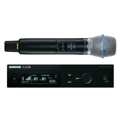 SHURE SLXD24/B87A Handheld Rackmount Digital Wireless Mic System - Image 1 of 4