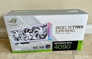 🔥 ASUS ROG STRIX RTX 4090 24GB White OC GPU - ✅ BRAND NEW - SHIPS NOW 🚀💨