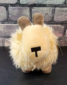 New with Tags Minecraft Tan 9 Inch Plush - Goat - Picture 1 of 4