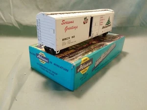 Athearn Bev-Bel HO Scale Seasons Greetings BBCX 90 DOUBLE DOOR BOX CAR - Picture 1 of 9