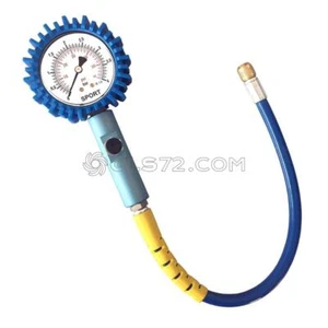 MANOMETRO PRESSIONE GOMME PNEUMATICI MOTO AUTO 0 - 4 BAR 63 MM - Foto 1 di 12