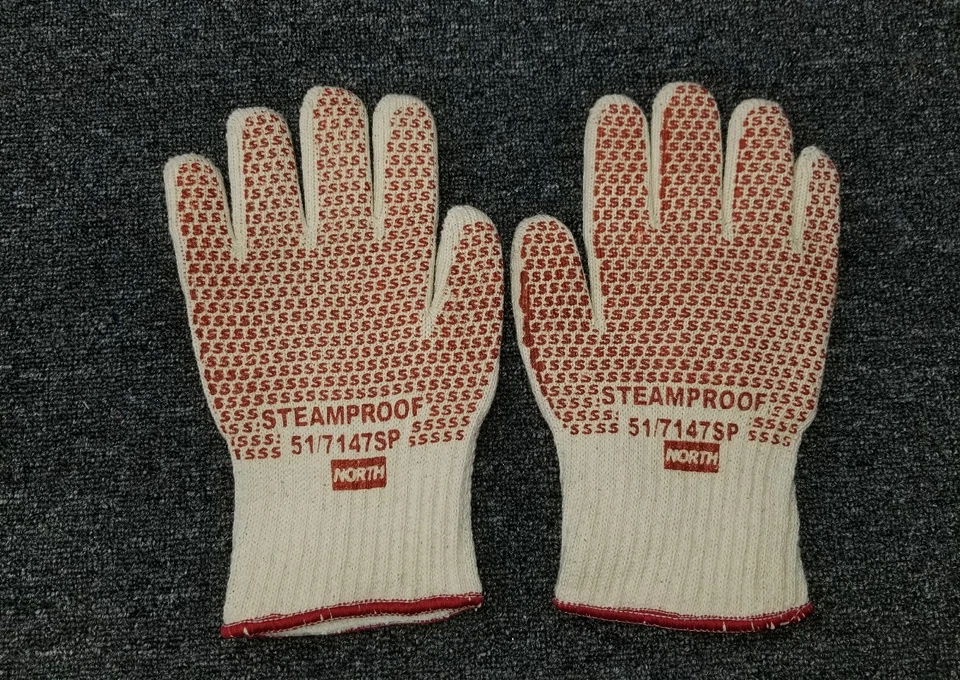 Pair of North Grip N Hot Mill Gloves 51-7147SP OVEN Steamproof Heat Resistant   - image 1 of 1
