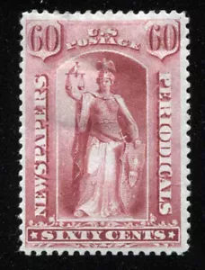 PR20 - Rare 60ct Newspaper - Mint Hinged - Near Perfect Margins - CV $1000 - Picture 1 of 1