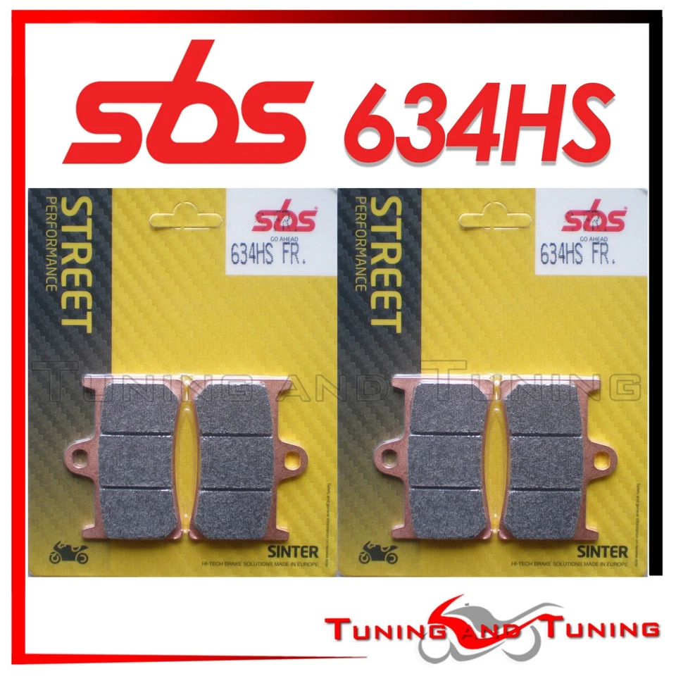 Pasticche Anteriori SBS HS Sinter Per YAMAHA MT-09 TRACER ABS 850 2015  (634HS) - Immagine 1 di 1