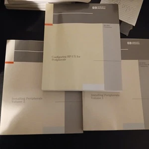 Hewlett Packard Configuring HP-UX for & Installing Peripherals Manuals Books - Afbeelding 1 van 1